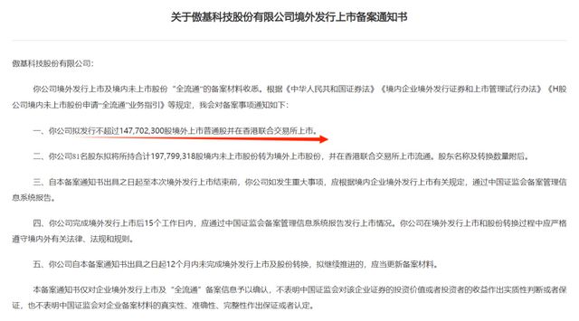 四个月净赚18亿傲基科技拟赴港敲钟上市(图1)