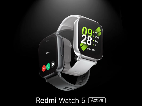 RedmiWatch5Active正式发布！搭载HyperOS续航可达18天(图1)