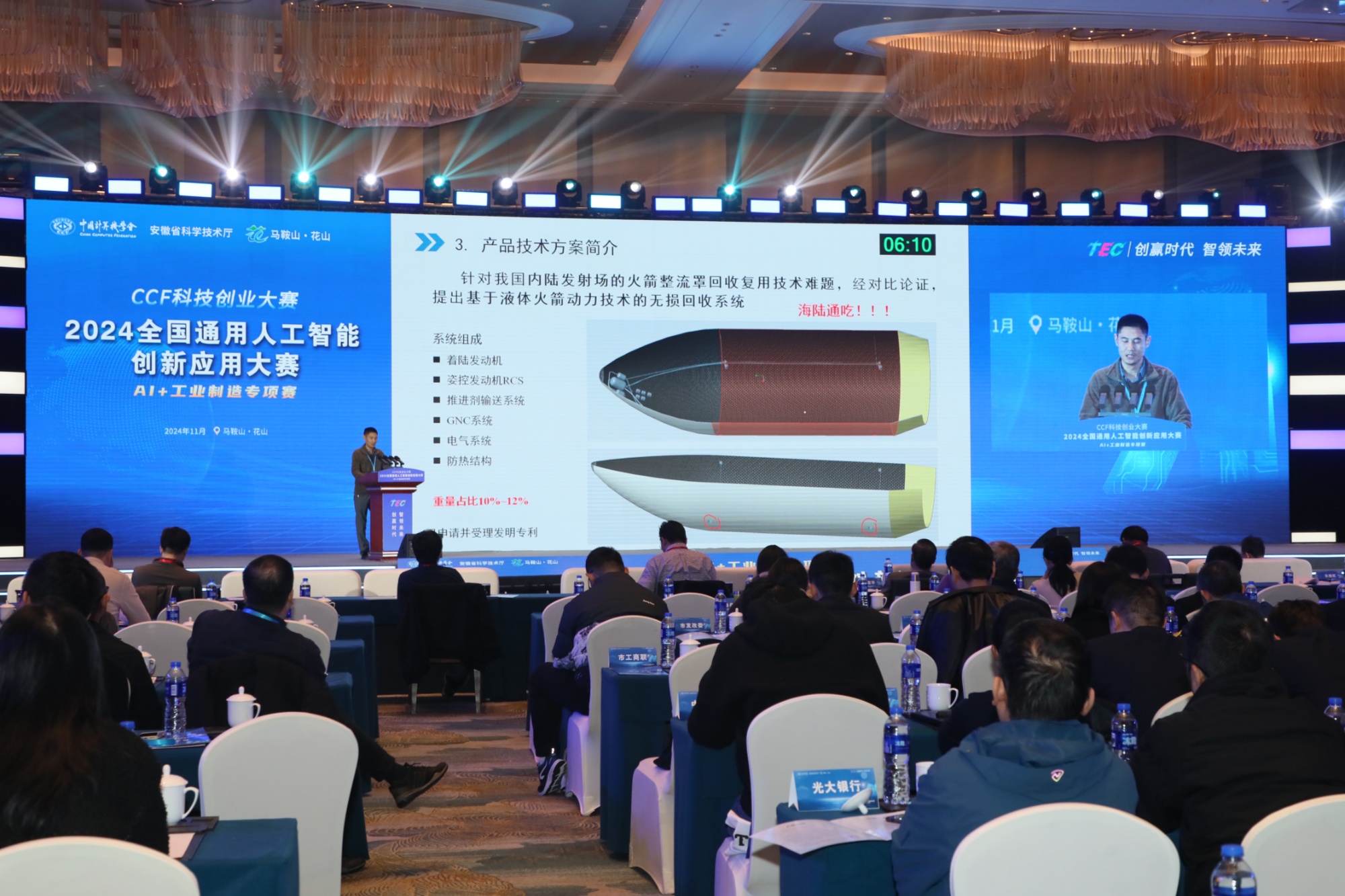 2024全国通用人工智能创新应用大赛AI+工业制造专项赛在马鞍山举行(图1)