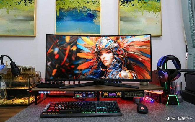 34寸2K180Hz高刷曲面屏的沉浸式体验——华硕战影34显示器评测(图2)