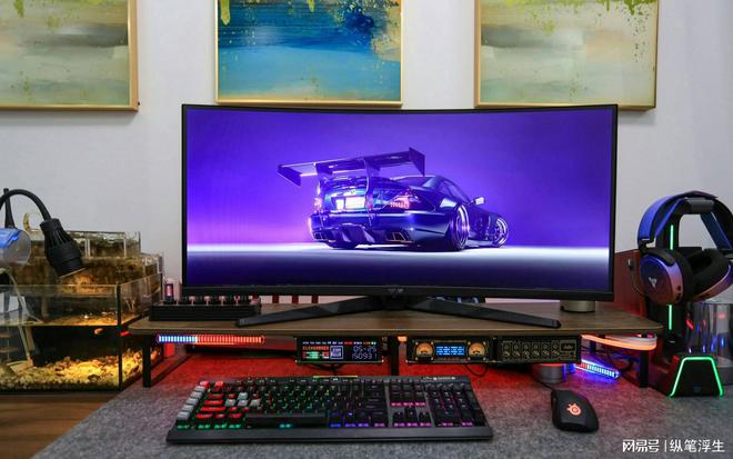 34寸2K180Hz高刷曲面屏的沉浸式体验——华硕战影34显示器评测(图1)