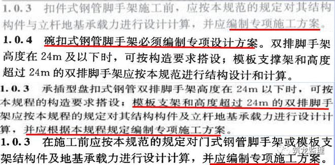 脚手架工程监理工作要点方案审查及过程管理！(图1)