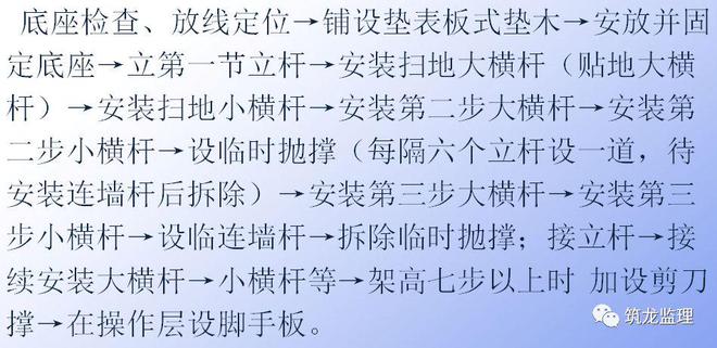脚手架工程监理工作要点方案审查及过程管理！(图3)