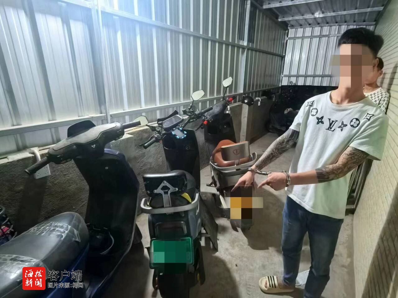 4小时抓获3人！海口龙华警方快速打掉一盗窃电池团伙(图3)