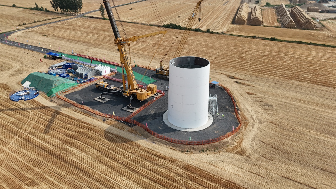 风起嘉祥涌新绿山东电建一公司山东财金嘉祥县175MW风电项目建设纪实__大众网(图2)