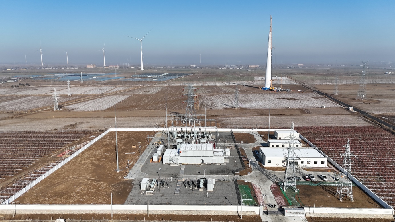 风起嘉祥涌新绿山东电建一公司山东财金嘉祥县175MW风电项目建设纪实__大众网(图3)