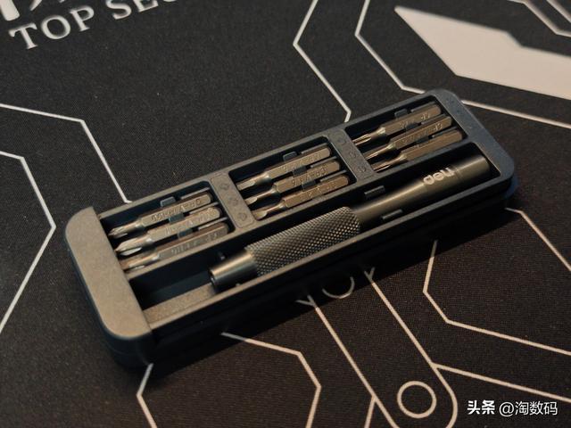 廉价国货验票：￥8块9得力龙鳞铝柄精密螺丝刀10件套开箱简评(图9)