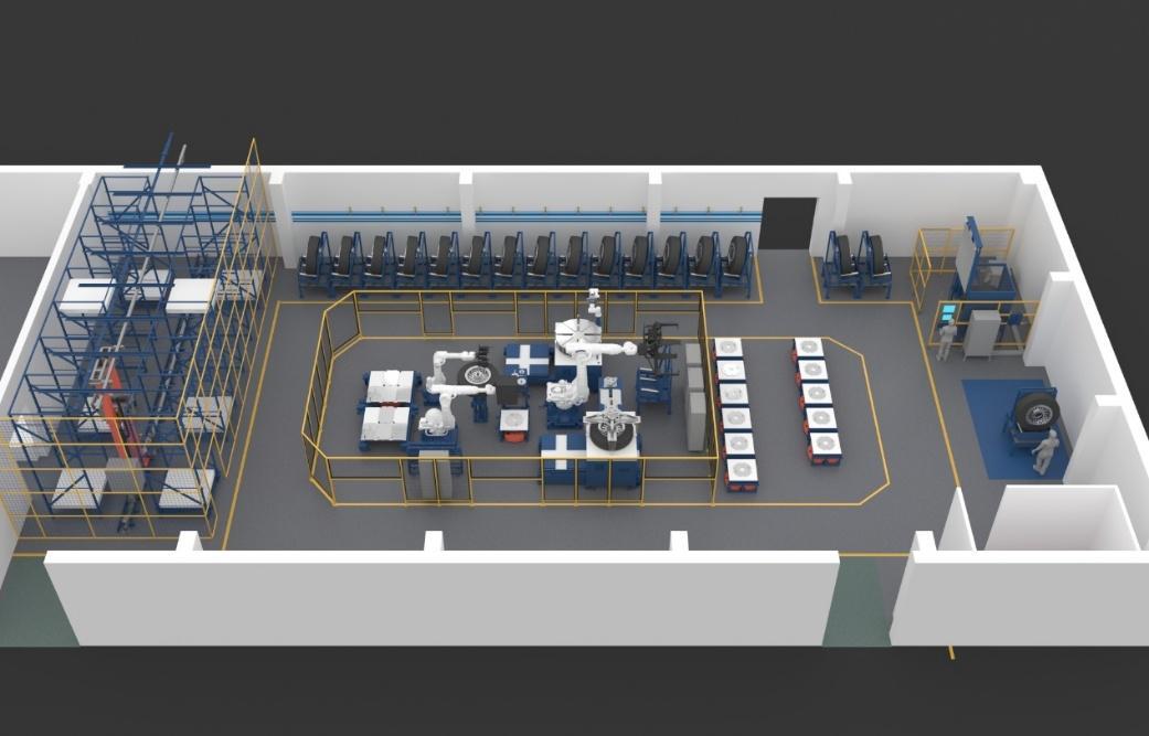 我国自主设计民航机轮智能化维修产线预投产(图1)